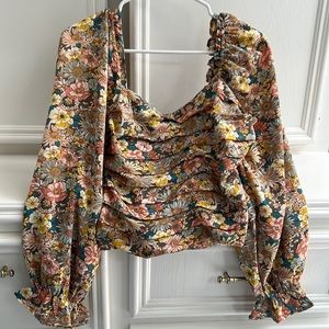 Flowered blouse